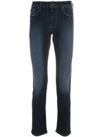 Emporio Armani jean à taille mi-haute - Bleu