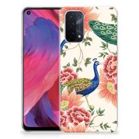TPU Hoesje voor OPPO A74 5G | A54 5G Pink Peacock
