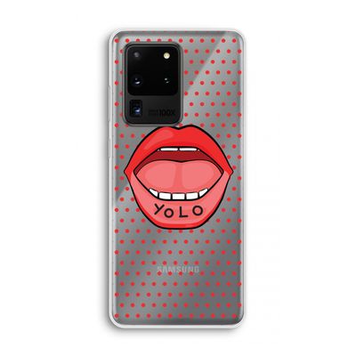 Yolo Denise: Samsung Galaxy S20 Ultra Transparant Hoesje