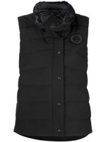 Canada Goose gilet matelassé à patch logo - Noir