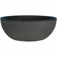 Bloempot Riviera Granite Ø 40 cm Grijs
