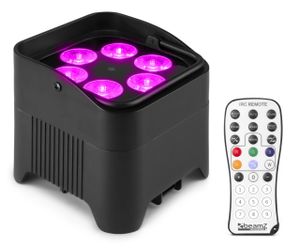 BeamZ BBP96SB Uplight Par Geschikt voor gebruik binnen Discostroboscoop Zwart