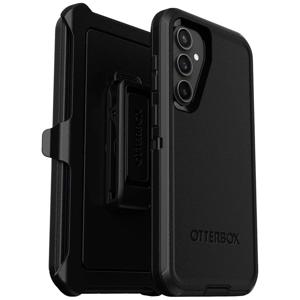 Otterbox Defender Series Case Backcover Samsung Galaxy S23 FE Zwart Stootbestendig, Met standfunctie, Inductieve lading