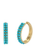 Irene Neuwirth boucles d'oreilles en or 18ct ornées de turquoise - thumbnail