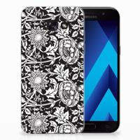 Samsung Galaxy A5 2017 | TPU Case | Black Flowers