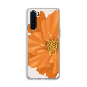 Orange Ellila flower: OnePlus Nord Transparant Hoesje