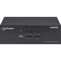 Manhattan 153539 KVM-switch HDMI Toetsenbord 3840 x 2160 Pixel