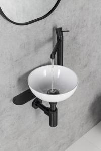 Sapho Minor toilet waskom marmer 26cm wit