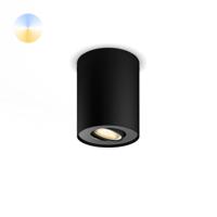 Philips Plafondspot Hue Pillar - White Ambiance 1-lichts zwart 929003046901