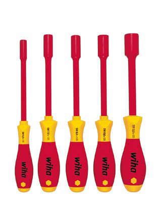 Wiha schroevendraaier SoftFinish electric zeskantdopsleutelset, 5-delig 29466