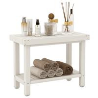 Dubbele Douchebank met Opbergplank Spa-badbank Voor Binnen