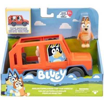 Bluey's Car - BLUEY - Familievoertuig met Chilli-beeldje en accessoires