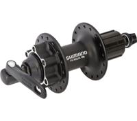 Shimano achternaaf fh-m525 8/9/10 speed 36 gaats 6 bouts remschijfbevestiging zwart
