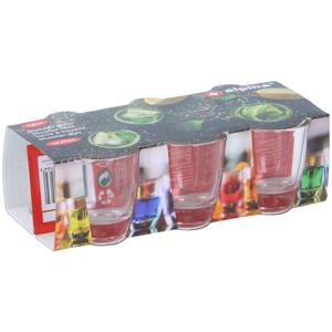 Alpina Shotglazen - 6x stuks - glas - 45 ml - borrelglazen - shotglas