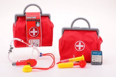 Dokterstas met accessoires 6-delig