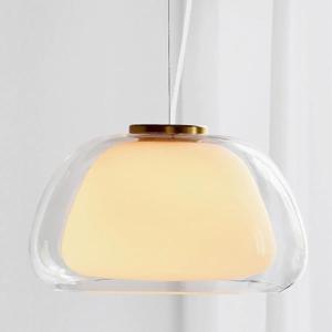 Hanglamp opaal glas E27 &apos;Jelly&apos; modern 39 cm
