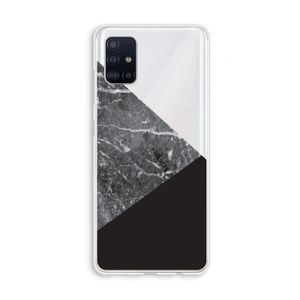 Combinatie marmer: Galaxy A51 4G Transparant Hoesje