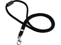 Durable textielkoorD rPET, met karabijnhaak, zwart, pak van 10 stuks