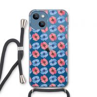 Klaproosjes: iPhone 13 mini Transparant Hoesje met koord