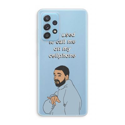 Hotline bling: Samsung Galaxy A73 Transparant Hoesje