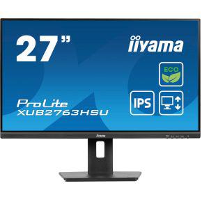 iiyama ProLite XUB2763HSU-B1 computer monitor 68,6 cm (27") 1920 x 1080 Pixels Full HD LED Zwart