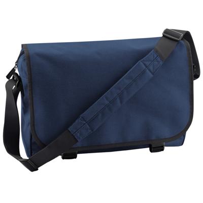 Bagbase Schoudertas - donkerblauw - 41x31x12 cm - 15L - aktetas - volwassenen - polyester - schoolta