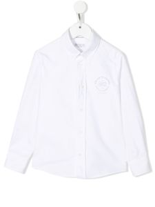 Brunello Cucinelli Kids t-shirt à logo poitrine - Blanc