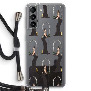 Pop Some Kim: Samsung Galaxy S21 Transparant Hoesje met koord