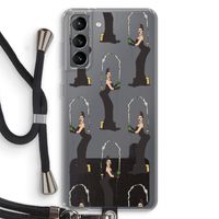 Pop Some Kim: Samsung Galaxy S21 Transparant Hoesje met koord