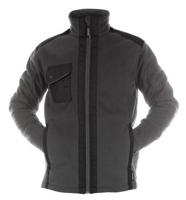 DASSY fleecejas croft grijs/zwart m