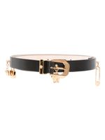 Versace ceinture Medusa Heritage Charms - Noir