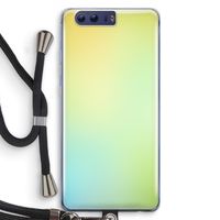 Minty mist pastel: Honor 9 Transparant Hoesje met koord
