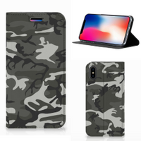 Apple iPhone X | Xs Hoesje met Magneet Army Light