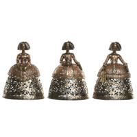 Decoratieve figuren Home ESPRIT Gouden 18 x 11,5 x 24 cm (3 Stuks)
