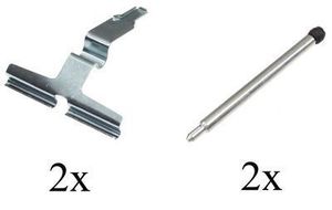 Accessoireset, schijfremblok 1602Q