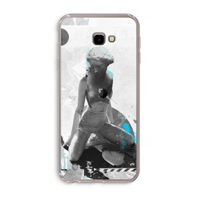 I will not feel a thing: Samsung Galaxy J4 Plus Transparant Hoesje