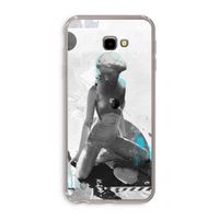 I will not feel a thing: Samsung Galaxy J4 Plus Transparant Hoesje