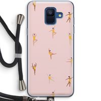 Dans #2: Samsung Galaxy A6 (2018) Transparant Hoesje met koord