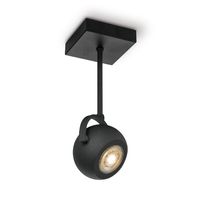 Home sweet home nop ↔ 9,5 cm LED opbouwspot zwart