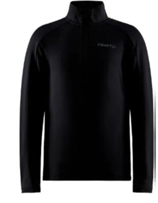 Craft Core Gain Midlayer Kinder Pull Over (zwart) Zwart 134 - 140