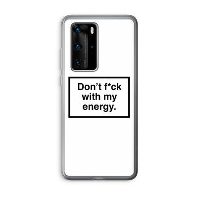 My energy: Huawei P40 Pro Transparant Hoesje