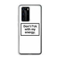 My energy: Huawei P40 Pro Transparant Hoesje