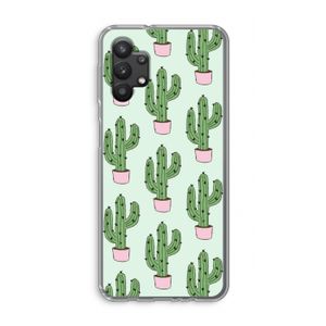 Cactus Lover: Samsung Galaxy A32 5G Transparant Hoesje