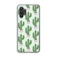 Cactus Lover: Samsung Galaxy A32 5G Transparant Hoesje
