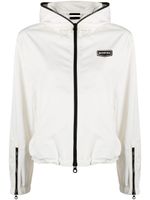 Duvetica veste à patch logo - Blanc