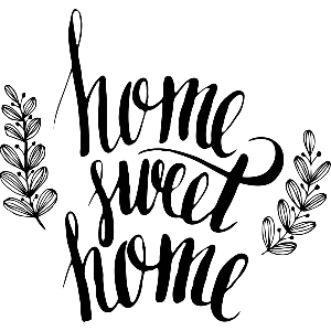 Home sweet home - Muursticker