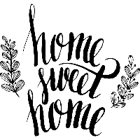 Home sweet home - Muursticker