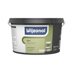 Wijzonol Muurverf Mat - 2,5ltr