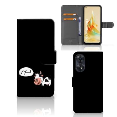 OPPO Reno8 T 4G Leuk Hoesje Cow | Portemonnee hoesje