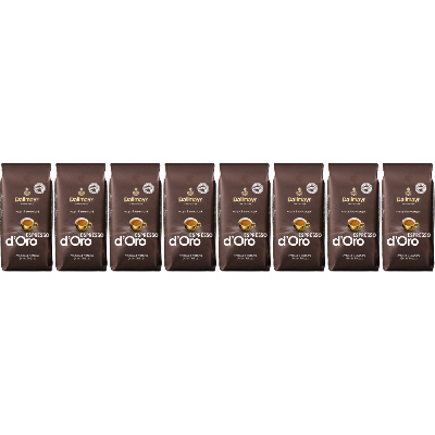 Dallmayr Espresso d&apos;Oro - koffiebonen - 8 x 1 kilo